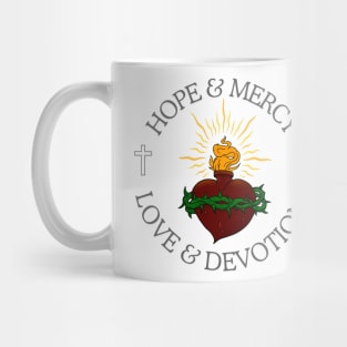 Sacred heart illustration Mug